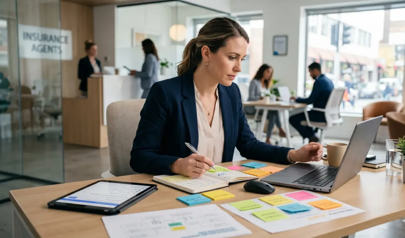 Learn local SEO for insurance agency teams with multiple agents, including Google Business Profile structure, service pages, and map visibility.